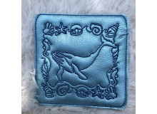 Stickdatei - Quiltblock Wal